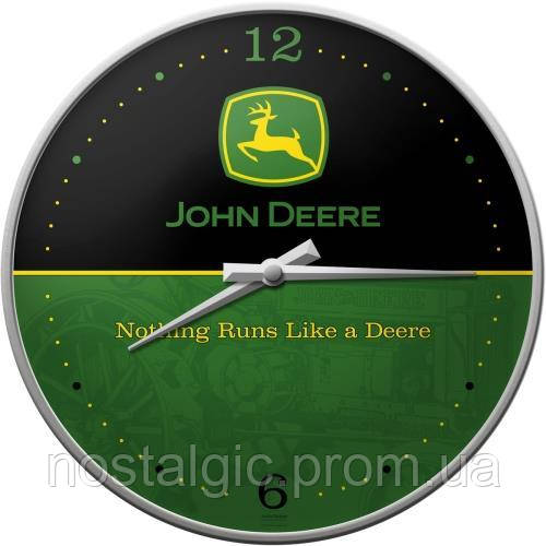 Настінні годинники Ностальгічне-art John Deere Logo (51030)