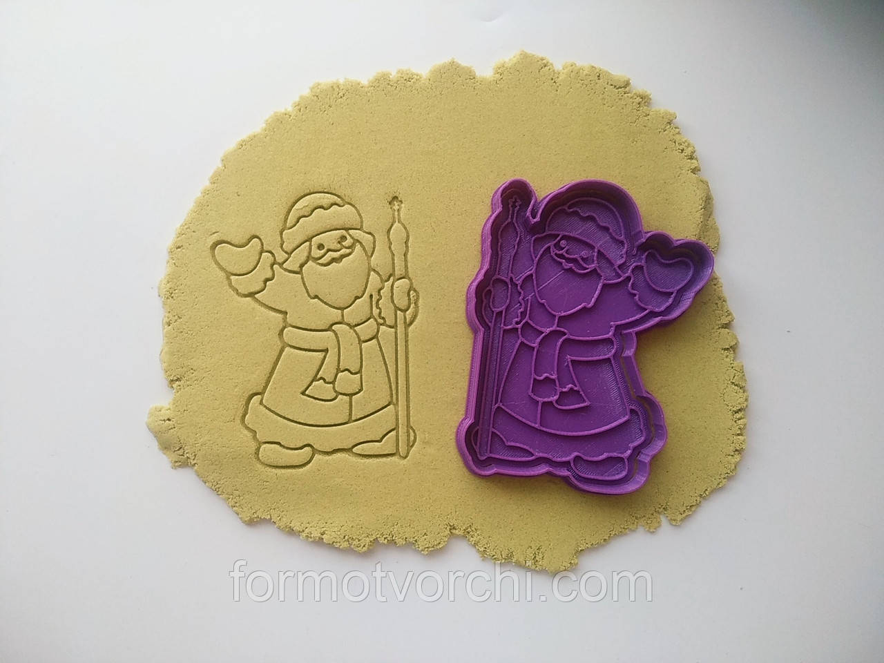 3D-формочки-вирубки для пряників "Дід Мороз 4"