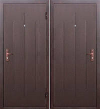 Вхідні двері GARDA Стройгост 5-1 Метал/Метал Мідний Антик