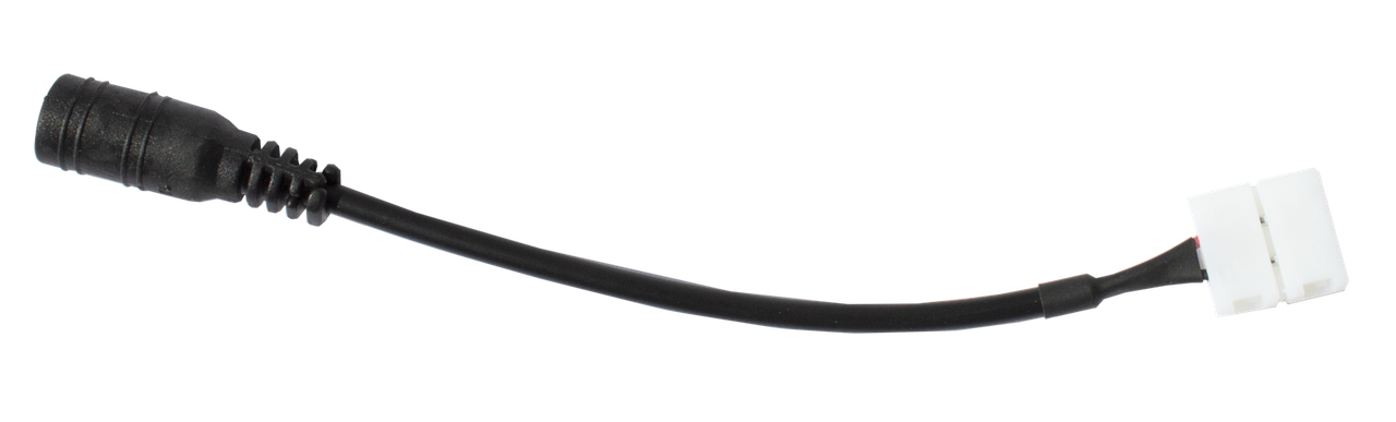 Конектор UkrLed DC/SMD black IP65 (мама-стрічка) 10 мм (819)