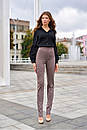 Коричневі штани Дора ТМ Jadone Fashion 42-48 розміри, фото 4