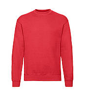 Мужской свитер-реглан утепленный красный 202-40