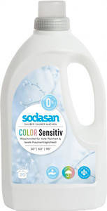 Органічний засіб для прання дитячих і кольорових речей Sodasan Color Sensitiv 1.5 л, фото 2
