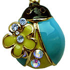 Брелок, Кулон Підвіска Божа Корівка, для Телефону з Заглушкою для Ауді Роз'єму, Біжутерія, фото 6