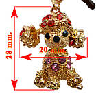 Брелок, Кулон Підвіска Собака Вірний Друг, для Телефону з Заглушкою для Ауді Роз'єму, Біжутерія, фото 2