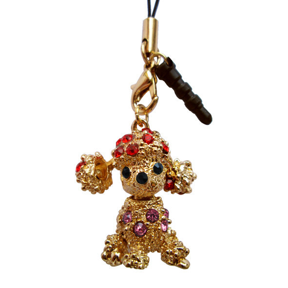 Брелок, Кулон Підвіска Собака Вірний Друг, для Телефону з Заглушкою для Ауді Роз'єму, Біжутерія, фото 1