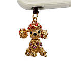 Брелок, Кулон Підвіска Собака Вірний Друг, для Телефону з Заглушкою для Ауді Роз'єму, Біжутерія, фото 5