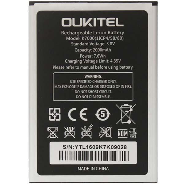 Oukitel K7000 Аккумулятор Батарея, фото 1