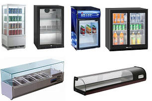 Холодильні вітрини для піцерії, бару та суші