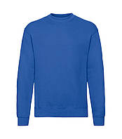 Мужской свитер-реглан утепленный синий 202-51