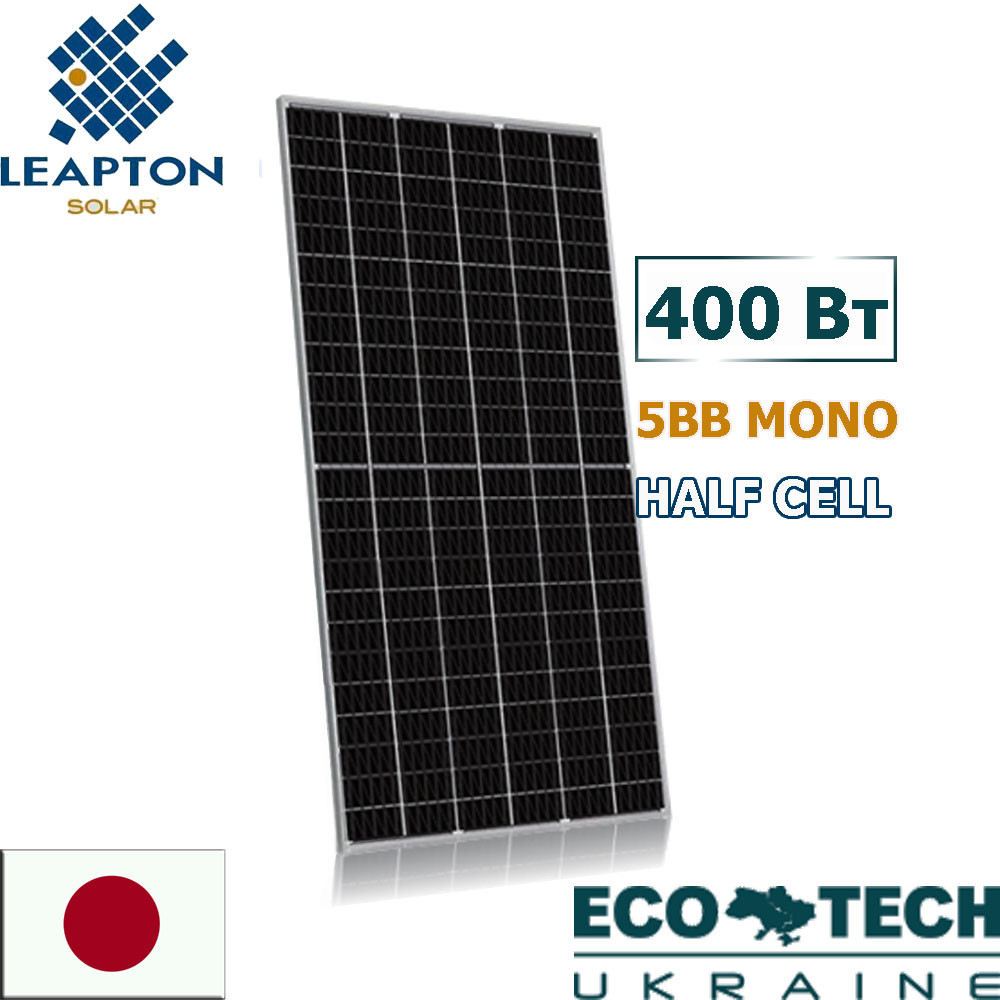 Сонячна батарея Leapton LP-М-72-H-400W Half-Cell монокристал