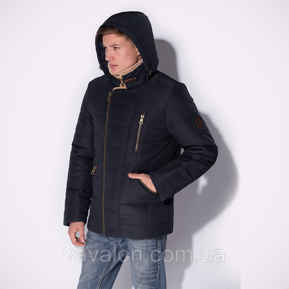 Зимняя мужская куртка Vavalon KZ-169 navy - фото 2 - id-p350090566