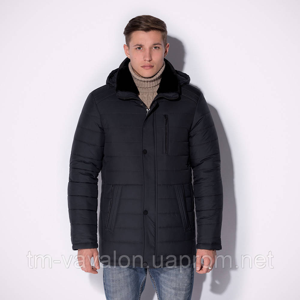 Зимова чоловіча куртка Vavalon KZ-167 navy - фото 1 - id-p350096625
