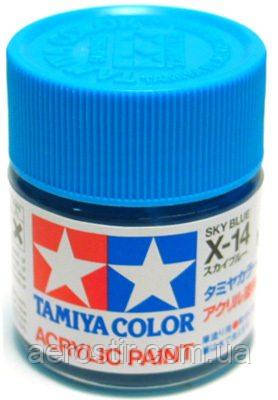 Фарба Tamiya X-14 Gloss Sky Blue