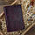 Фіолетова дизайнерська шкіряна обкладинка для паспорта з відділенням для карт, колекція "Mehendi Art", фото 5