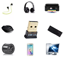 USB Bluetooth v4.0 адаптер. мініблютуз CSR 8510 adapter
