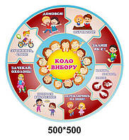 Стенд - Коло вибору терракотовий