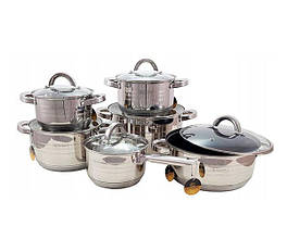Набір посуду 9-шарове дно Edenberg EB-4012 12 предметів