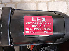 Труборіз , ремінна передача LEX 8011B (2900 Вт, 350 диск), фото 3