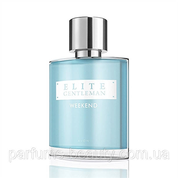 Старий дизайн! Elite Gentleman Weekend Avon , 75 мл. Еліт Джентльмен Вікенд Ейвон Оригінал!, фото 1