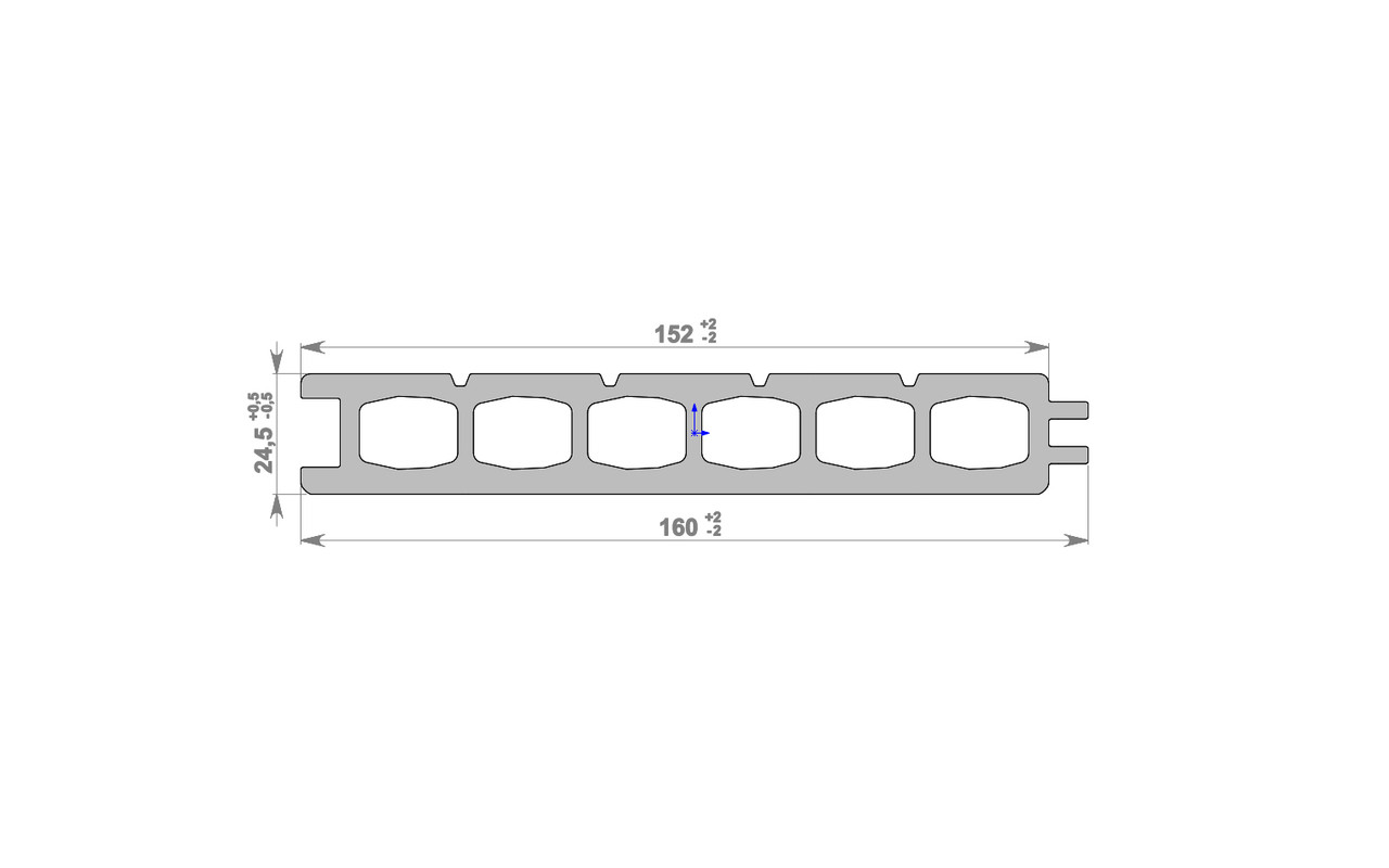 Террасная доска HOLZDORF 153×24,5х3000 мм, Браш - фото 3 - id-p1026748741