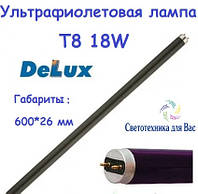 Люминесцентная лампа ультрафиолетовая Delux Т8 18W G13