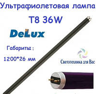 Люминесцентная лампа ультрафиолетовая Delux Т8 36W G13
