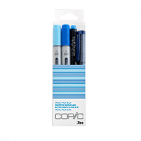 Набор маркеров Copic Ciao Set "Doodle Pack Blue", 2+1+1 шт