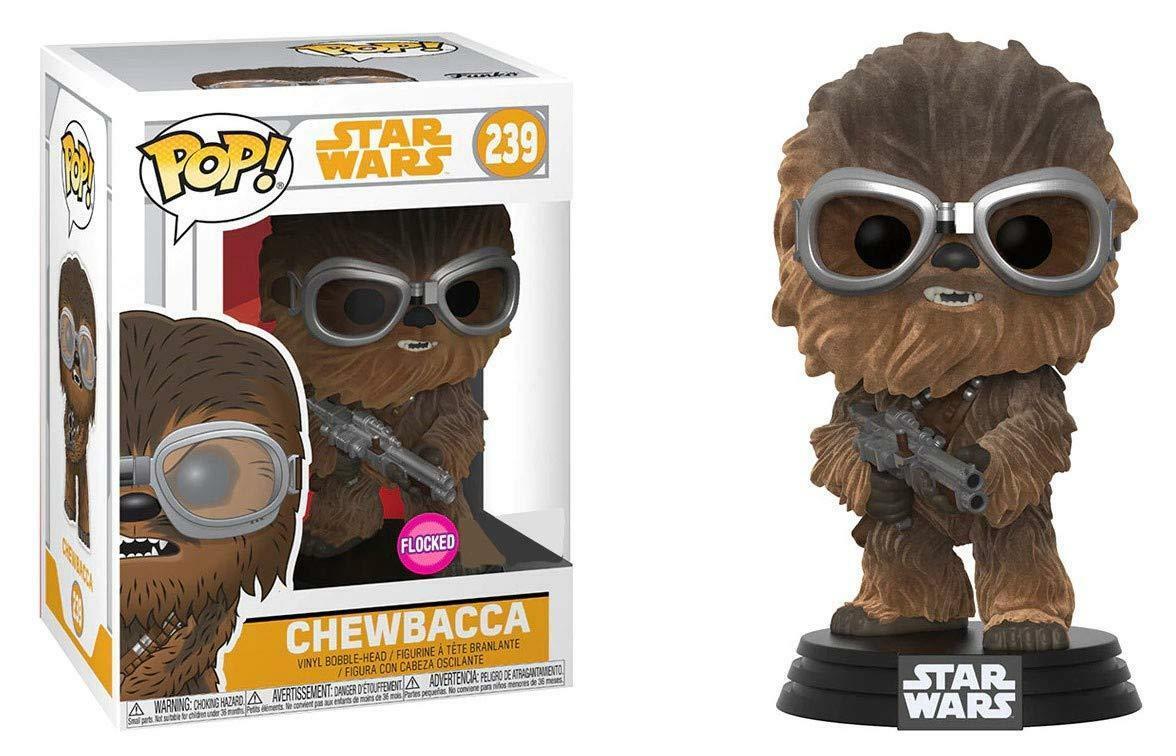 Фігурка Funko Pop Фанко Поп Star Wars Зоряні війни Chewbacca Flocked Exclusive Чубакка 10 см SW C 239