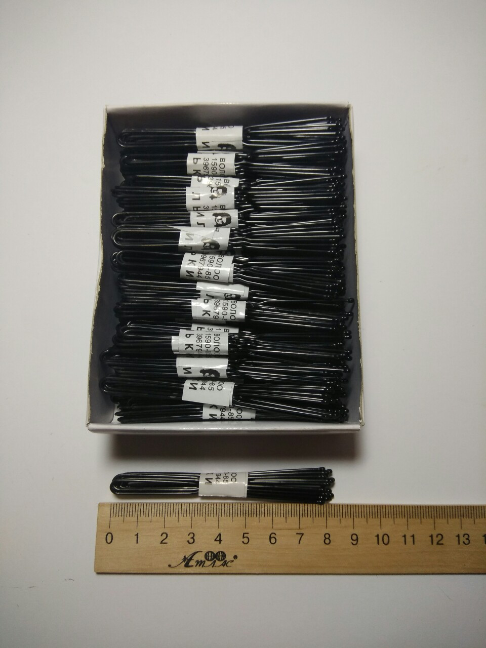 Шпильки для волос большие черные 80мм - фото 1 - id-p975910449