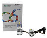 Комплект автомобільних LED ламп C6 в туманки 9005, фото 4