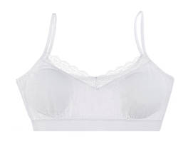 Топ для дівчинки "Білий з мереживом", 14-15 років (зріст 158-164)