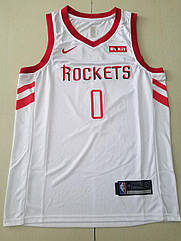 Вишивка чоловіча майка Nike Westbrook No0 (Вестбрук) команда Houston Rockets