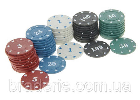 Покерний набір Poker Chips 120 фішок 120T, фото 2