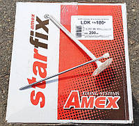Дюбель Амекс Стар Фикс LDK 10х180 мм для минеральной ваты и пенопласта с металлическим стержнем термоголовкой