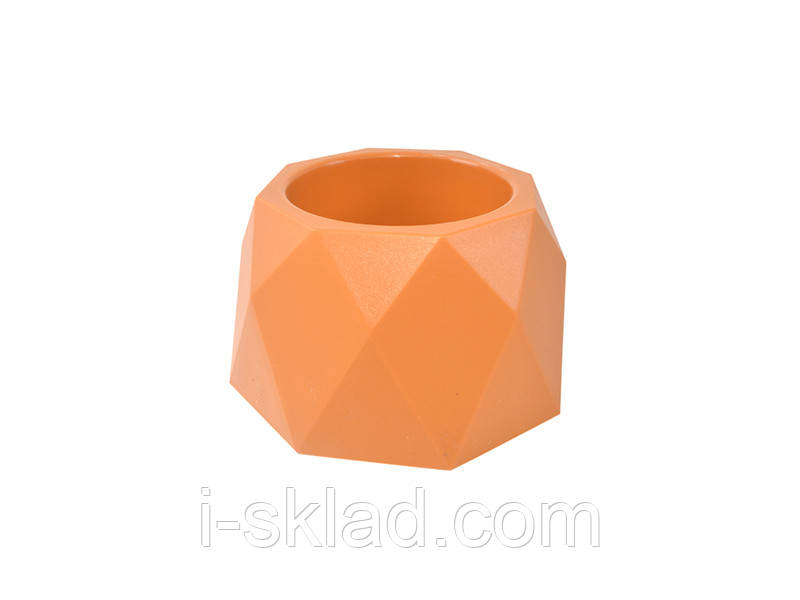 Горщик для квітів Elif Geo 16,5 см 473 Горчичный