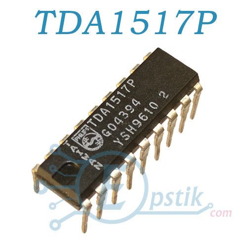 TDA1517P двоканальний аудіопідсилювач 2 х 6Вт DIP18
