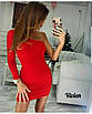 Модна міні сукня на одне плече, фото 3