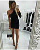 Модна міні сукня на одне плече, фото 2