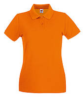 Женская футболка поло Премиум S, Оранжевый