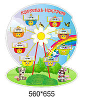 Стенд для початкової школи Карусель настрою