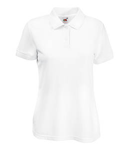 Жіноча футболка поло 65/35 S, Білий
