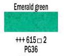 Фарба акварельна Rembrandt (615) Смарагдовий зелений, туба 10мл, Royal Talens, 5016150