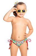 Яскраві пляжні дитячі плавки для дівчинки Arina Італія GP131701 Білий 92 см  ⁇  Пляжний одяг для дівчаток