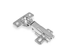 Меблева петля для ДСП накладна SLIDE-ON Linken System D=35 Н=0 НІКЕЛЬ