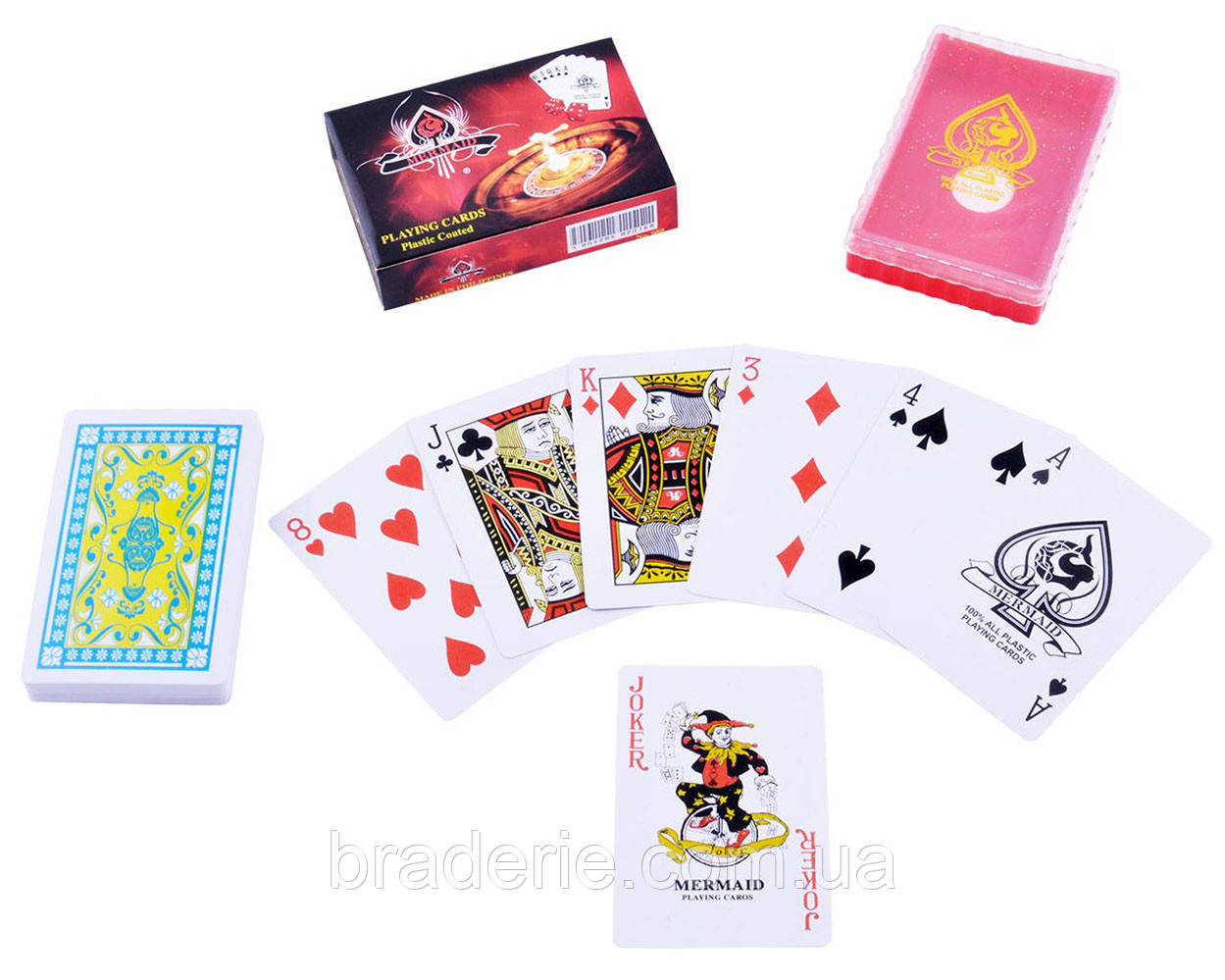 Карти гральні пластикові 54 шт. Casino 839-2