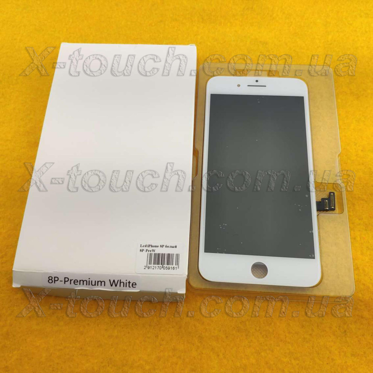 Модуль IPhone 8 Plus дисплей с сенсором для телефона, белый. Premium
