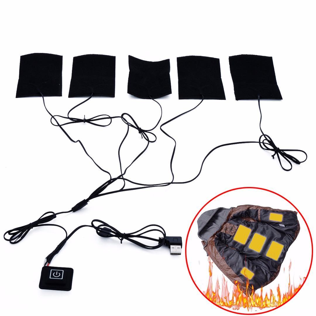 Електричний обігрівач для одягу USB! Підігрів для куртки.