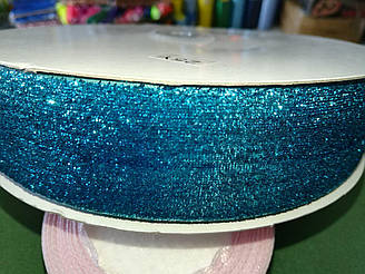 Стрічка з люрексом 4 см 50 ярдів