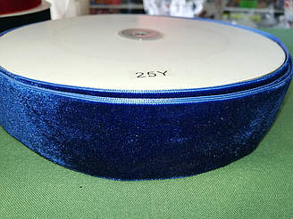 Оксамитова стрічка 4 см 25 ярдів